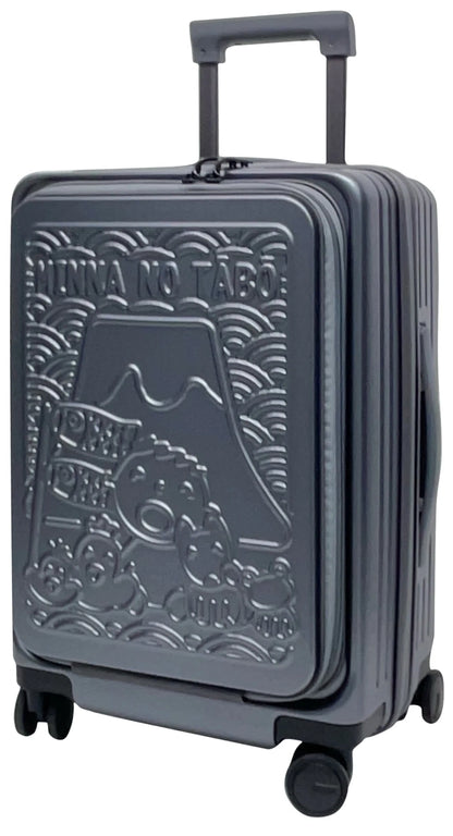 MINNA NO TABO 大口仔 前揭式四輪拉桿喼(雙層防盜拉鏈)