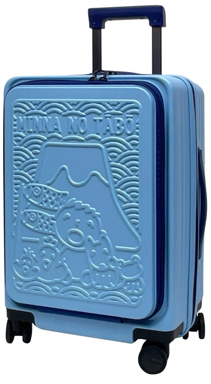 MINNA NO TABO 大口仔 前揭式四輪拉桿喼(雙層防盜拉鏈)